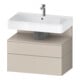Duravit Waschtischunterschrank Qatego 79x47x59cm, T m/ta m, 1 Kast, m Nischenb-1
