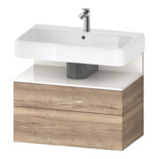 Duravit Waschtischunterschrank Qatego 79x47x59cm, w g/Ei ma, 1 Kast, 1 Ausz.