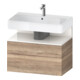 Duravit Waschtischunterschrank Qatego 79x47x59cm, w g/Ei ma, 1 Kast, m B