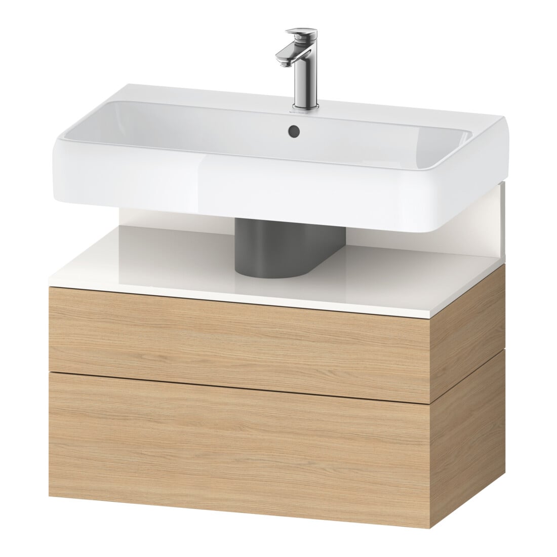 Duravit Waschtischunterschrank Qatego 79x47x59cm, w g/Ei N, 1 Kast, 1 Ausz.