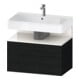 Duravit Waschtischunterschrank Qatego 79x47x59cm, w g/Ei s, 1 Kast, 1 Ausz.-1