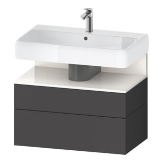Duravit Waschtischunterschrank Qatego 79x47x59cm, w g/Gra m, 1 Kast, m B