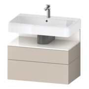 Duravit Waschtischunterschrank Qatego 79x47x59cm, w g/tau m, 1 Kast, 1 Ausz.