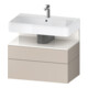 Duravit Waschtischunterschrank Qatego 79x47x59cm, w g/tau m, 1 Kast, m B-1