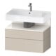 Duravit Waschtischunterschrank Qatego 79x47x59cm, w g/tau m, 1 Kast, m B-1