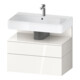 Duravit Waschtischunterschrank Qatego 79x47x59cm, w hgl, 1 Schubkast., 1 Ausz.-1
