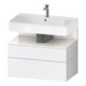 Duravit Waschtischunterschrank Qatego 79x47x59cm, w hgl/we m, 1 Kast, m B