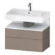 Duravit Waschtischunterschrank Qatego 79x47x59cm, w m/ba m, 1 Kast, m Nischenb-1