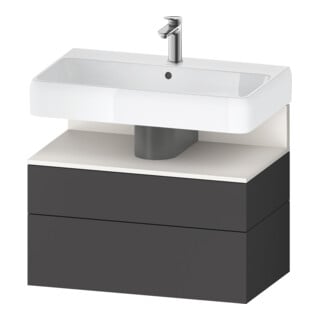 Duravit Waschtischunterschrank Qatego 79x47x59cm, w m/Gr m, 1 Kast, 1 Ausz.