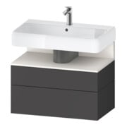 Duravit Waschtischunterschrank Qatego 79x47x59cm, w m/Gr m, 1 Kast, 1 Ausz.