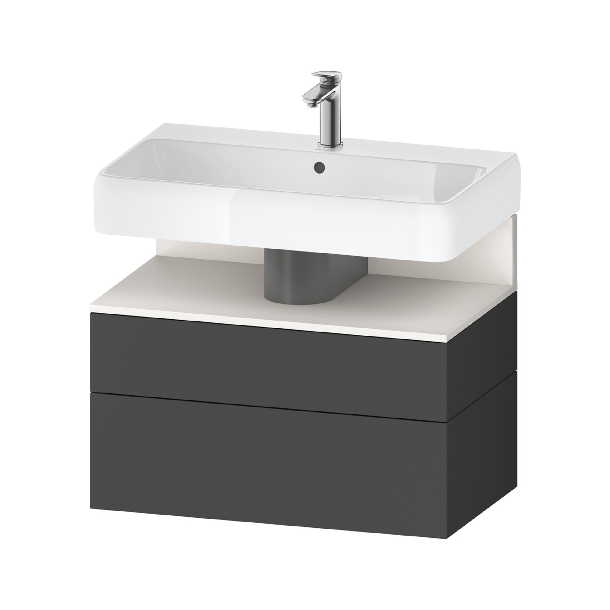 Duravit Waschtischunterschrank Qatego 79x47x59cm, w m/Gr m, 1 Kast, 1 Ausz.