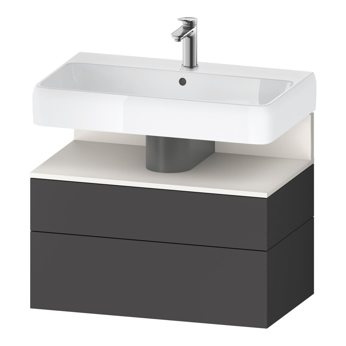 Duravit Waschtischunterschrank Qatego 79x47x59cm, w m/Gr m, 1 Kast, 1 Ausz.