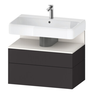 Duravit Waschtischunterschrank Qatego 79x47x59cm, w m/Gr m, 1 Kast, 1 Ausz.