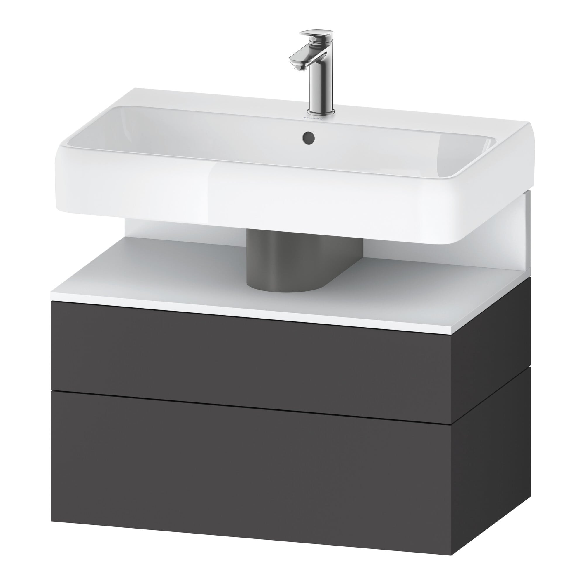 Duravit Waschtischunterschrank Qatego 79x47x59cm, w m/Gr m, 1 Kast, m Nischenb
