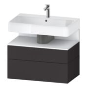 Duravit Waschtischunterschrank Qatego 79x47x59cm, w m/Gr m, 1 Kast, m Nischenb