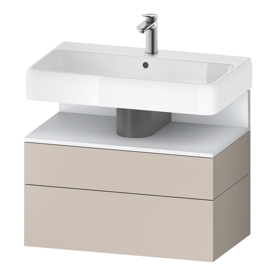 Duravit Waschtischunterschrank Qatego 79x47x59cm, w m/ta m, 1 Kast, m Nischenb