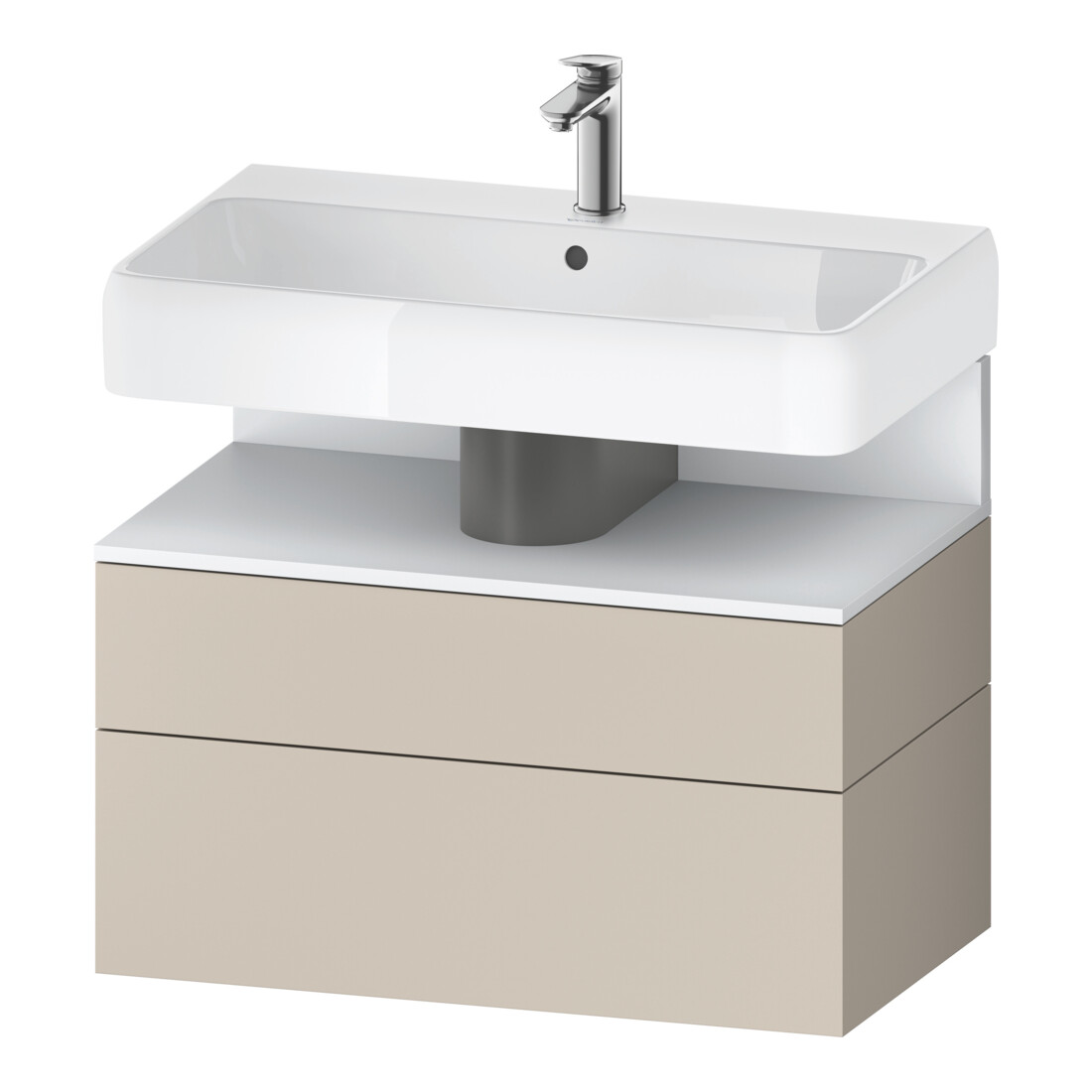 Duravit Waschtischunterschrank Qatego 79x47x59cm, w m/ta m, 1 Kast, m Nischenb