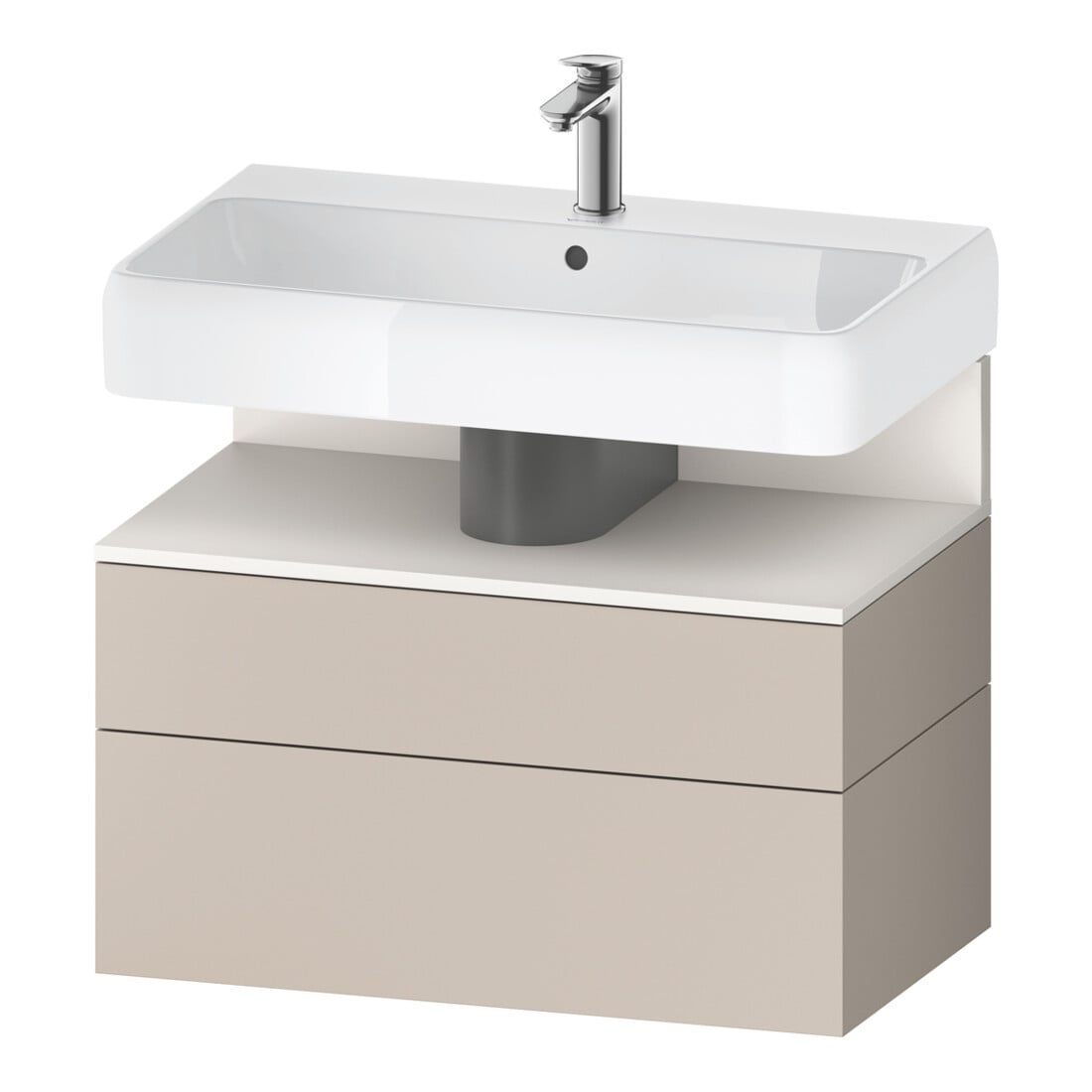 Duravit Waschtischunterschrank Qatego 79x47x59cm, w m/ta m, 1 Kast, m Nischenb