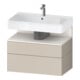 Duravit Waschtischunterschrank Qatego 79x47x59cm, w m/ta m, 1 Kast, m Nischenb-1