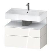 Duravit Waschtischunterschrank Qatego 79x47x59cm, w m/we g, 1 Kast, m Nischenb-1