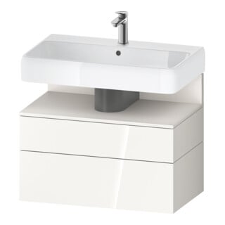 Duravit Waschtischunterschrank Qatego 79x47x59cm, w m/we g, 1 Kast, m Nischenb
