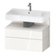 Duravit Waschtischunterschrank Qatego 79x47x59cm, w m/we g, 1 Kast, m Nischenb