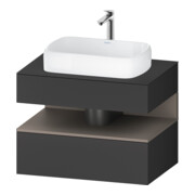 Duravit Waschtischunterschrank Qatego 80x55x60cm, ba m/Gr m, Pl, 1 Schubkast.