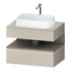 Duravit Waschtischunterschrank Qatego 80x55x60cm, ba m/ta m, Pl, Nischenb-1
