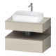 Duravit Waschtischunterschrank Qatego 80x55x60cm, ba m/ta m, Pl, Nischenb-1