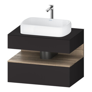 Duravit Waschtischunterschrank Qatego 80x55x60cm, E Ma/Gra m, Pl, 1 Schubkast.
