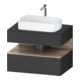 Duravit Waschtischunterschrank Qatego 80x55x60cm, E Ma/Gra m, Pl, Nischenb-1