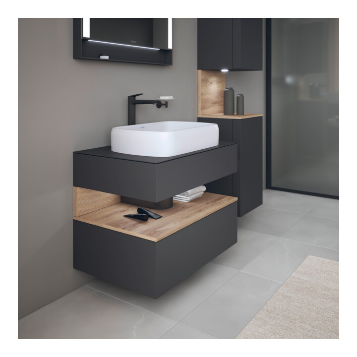 Duravit Waschtischunterschrank Qatego 80x55x60cm, E Ma/Gra m, Pl, Nischenb