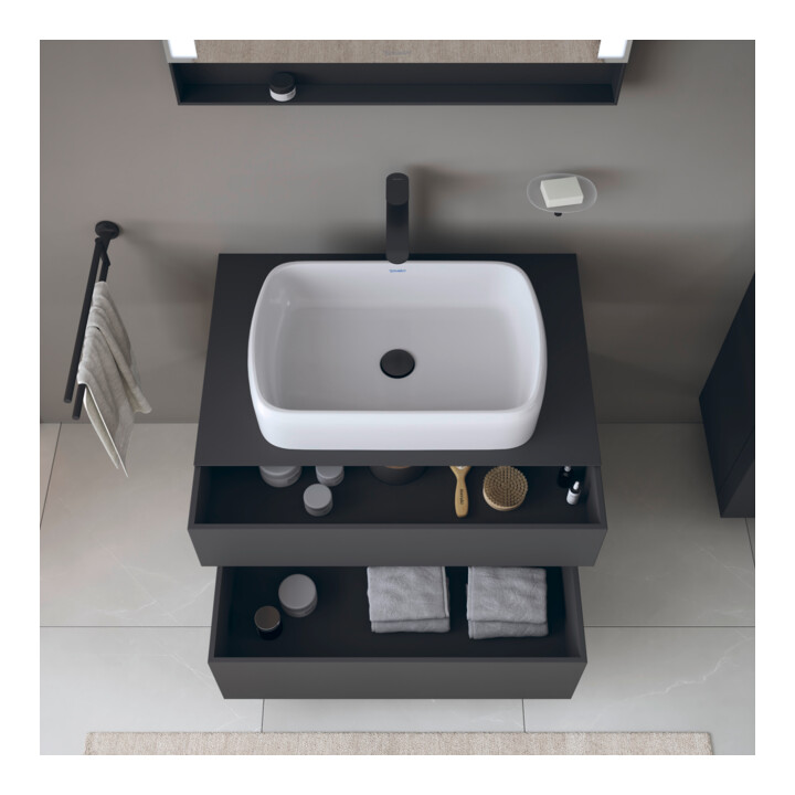 Duravit Waschtischunterschrank Qatego 80x55x60cm, E Ma/Gra m, Pl, Nischenb