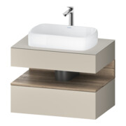 Duravit Waschtischunterschrank Qatego 80x55x60cm, E Ma/t m, Pl, 1 Schubkast.