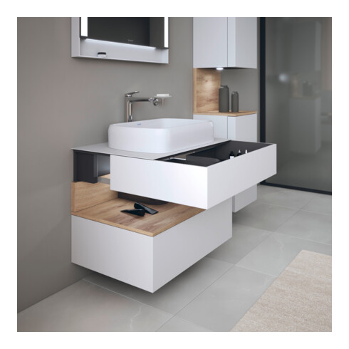 Duravit Waschtischunterschrank Qatego 80x55x60cm, E Ma/w m, Pl, Nischenb