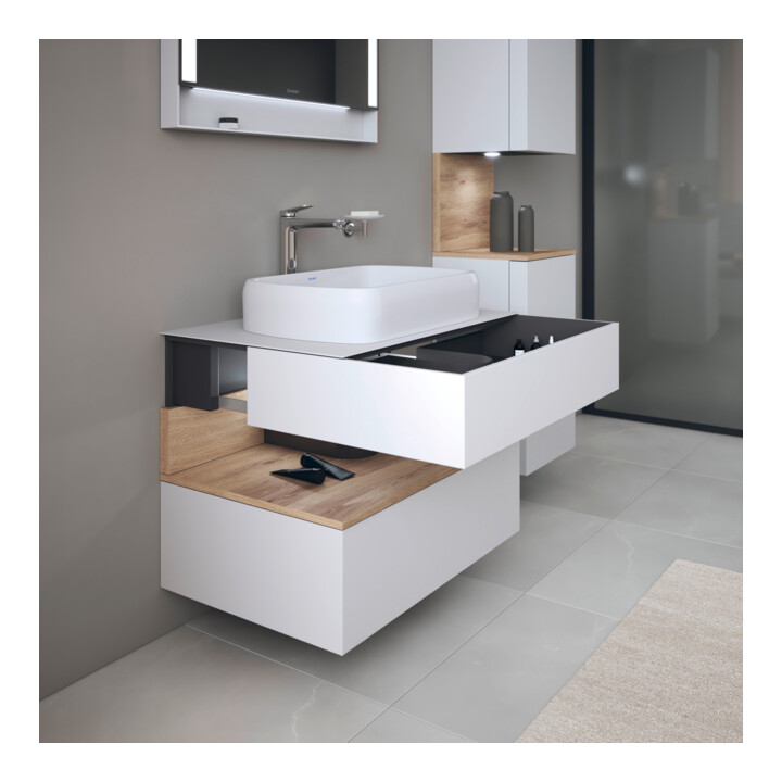 Duravit Waschtischunterschrank Qatego 80x55x60cm, E Ma/w m, Pl, Nischenb