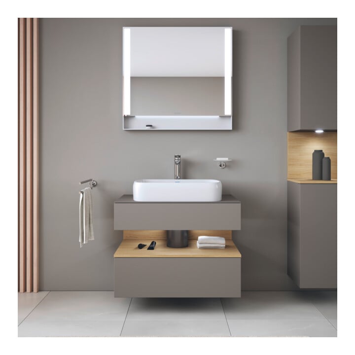 Duravit Waschtischunterschrank Qatego 80x55x60cm, E na/b m, Pl, Nischenb