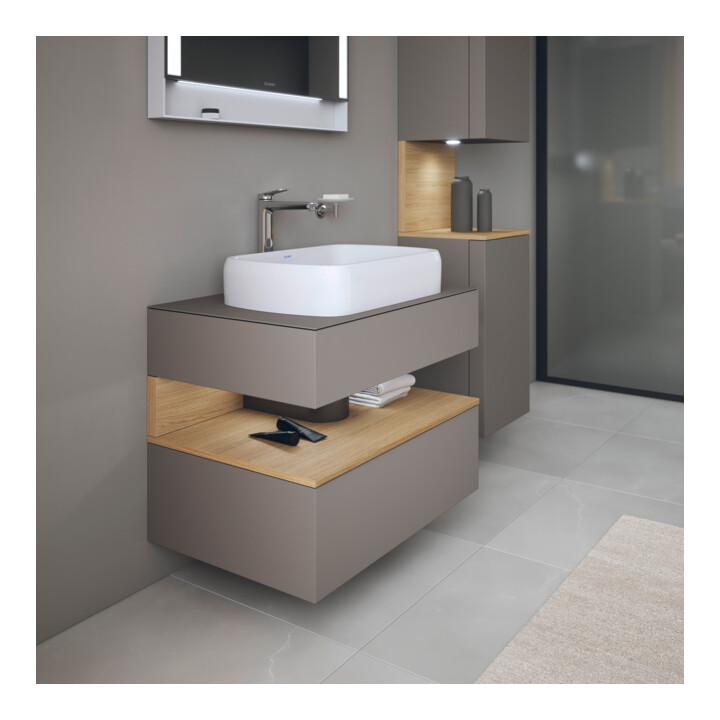 Duravit Waschtischunterschrank Qatego 80x55x60cm, E na/b m, Pl, Nischenb