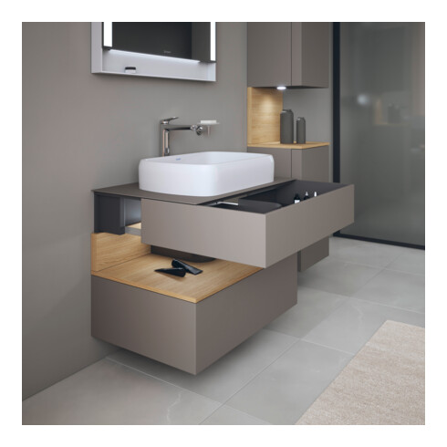 Duravit Waschtischunterschrank Qatego 80x55x60cm, E na/b m, Pl, Nischenb