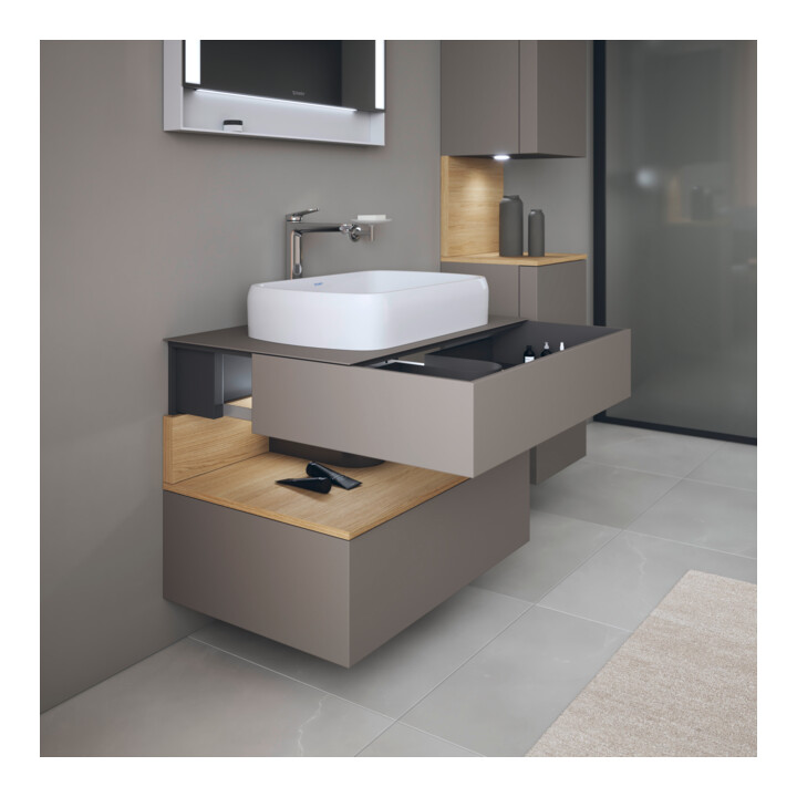 Duravit Waschtischunterschrank Qatego 80x55x60cm, E na/b m, Pl, Nischenb