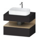 Duravit Waschtischunterschrank Qatego 80x55x60cm, E na/gra m, Pl, 1 Schubkast.
