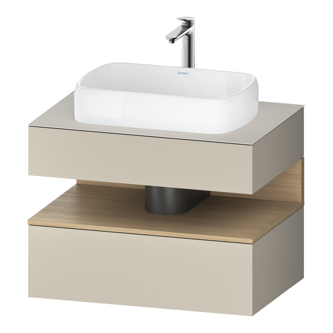 Duravit Waschtischunterschrank Qatego 80x55x60cm, E na/tau m, Pl, 1 Schubkast.