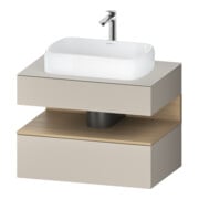 Duravit Waschtischunterschrank Qatego 80x55x60cm, E na/tau m, Pl, Nischenb
