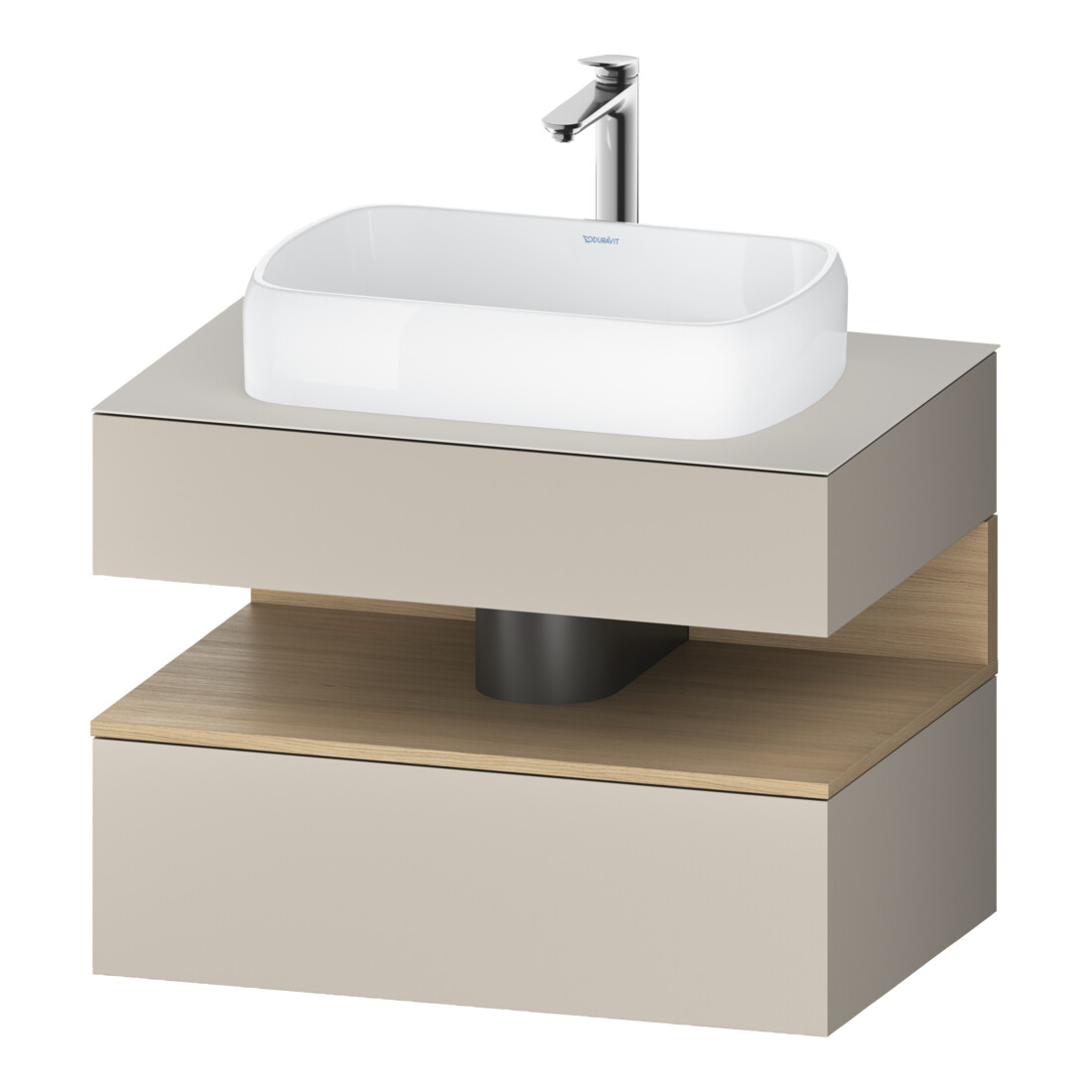 Duravit Waschtischunterschrank Qatego 80x55x60cm, E na/tau m, Pl, Nischenb