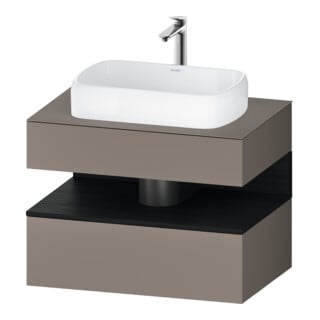 Duravit Waschtischunterschrank Qatego 80x55x60cm, E sw/Bas m, Pl, Nischenb
