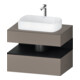 Duravit Waschtischunterschrank Qatego 80x55x60cm, E sw/Bas m, Pl, Nischenb-1