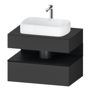 Duravit Waschtischunterschrank Qatego 80x55x60cm, E sw/gra m, Pl, Nischenb