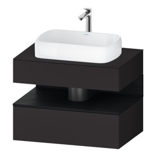Duravit Waschtischunterschrank Qatego 80x55x60cm, E sw/gra m, Pl, Nischenb