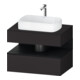 Duravit Waschtischunterschrank Qatego 80x55x60cm, E sw/gra m, Pl, Nischenb