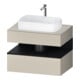 Duravit Waschtischunterschrank Qatego 80x55x60cm, E sw/tau m, Pl, Nischenb-1